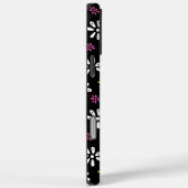 Schwarze Blume Muster iPhone 16 Pro Max Fall Case-Mate iPhone Hülle (Rückseite / Rechts)