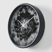 Schwarze Blume Uhr (Winkel)