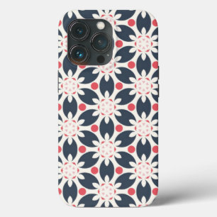 Schwarze Blume und rosa Flecken Case-Mate iPhone Hülle