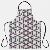 Schwarze Blume und rosa Flecken Schürze (Vorderseite)