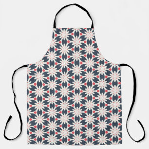 Schwarze Blume und rosa Flecken Schürze