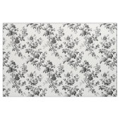 Schwarze Blumen-Toile-Wiederholung Stoff (Fat Quarter (45,7 x 55,9 cm))