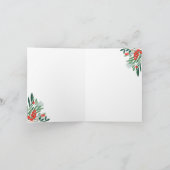 Schwarze Blumenweihe Karte (Innenseite)