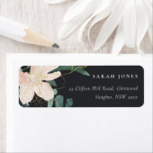 SCHWARZE BLUSH GOLD FLORAL BUNCH WASSERCOLOR ADRES (Insitu)