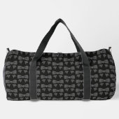 Schwarze Bogen Duffle Bag (Rückseite)