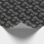 Schwarze Bogen Geschenkpapier (Ecke)