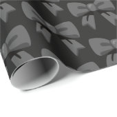 Schwarze Bogen Geschenkpapier (Rolleneckpunkt)