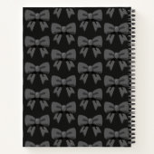 Schwarze Bogen Notizblock (Rückseite)