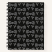 Schwarze Bogen Notizblock (Vorderseite)