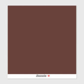 Schwarze Bohne (feste Farbe) Aufkleber (Blatt)