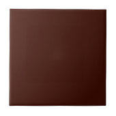 Schwarze Bohne (feste Farbe) Fliese (Vorderseite)