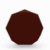 Schwarze Bohne (feste Farbe) Fotoblock (Vorderseite)