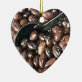 Schwarze Bohnen Keramikornament (Rechts)