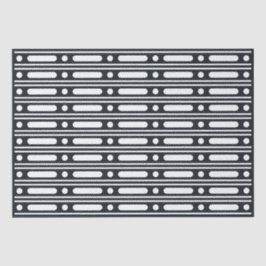 Schwarze Bone-Inlay-Punkte-Rand-Dekorationspapier Seidenpapier