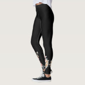 Schwarze Braut und Brautjungfrau Leggings (Links)