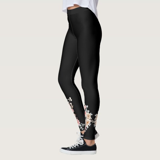 Schwarze Braut und Brautjungfrau Leggings (Links)