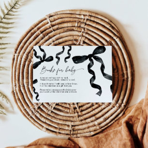 Schwarze Bücher für die Kinderkarte Begleitkarte