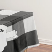 Schwarze Buffalo-Karierte Farmkuh Tischdecke (Beispiel)