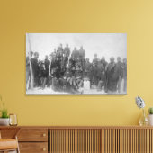 Schwarze "Buffalo Soldiers" der 25. Infanterie Leinwanddruck (Insitu (Wohnzimmer))