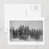 Schwarze "Buffalo Soldiers" der 25. Infanterie Postkarte (Vorne/Hinten)