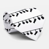 Schwarze Bühne-Licht-Silhouette-Digital-Kamera Krawatte (Gerollt)