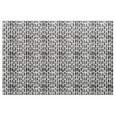 Schwarze Bürste streicht Muster Stoff (Fat Quarter (45,7 x 55,9 cm))