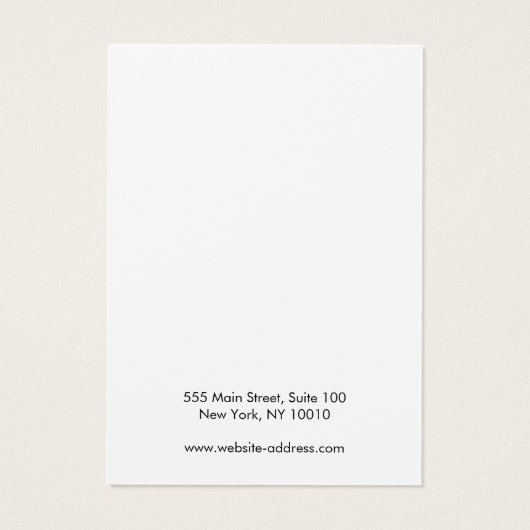 Schwarze Butterfly-Erring-Display-Karte (Rückseite)