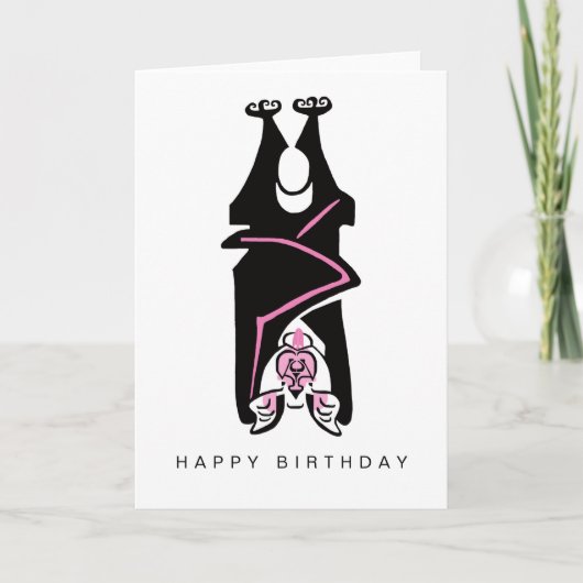 Schwarze BVT - gefährdete Tiergrafik - Karte (Vorderseite)