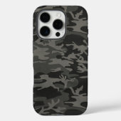 Schwarze Camouflage Case-Mate iPhone Hülle (Rückseite)