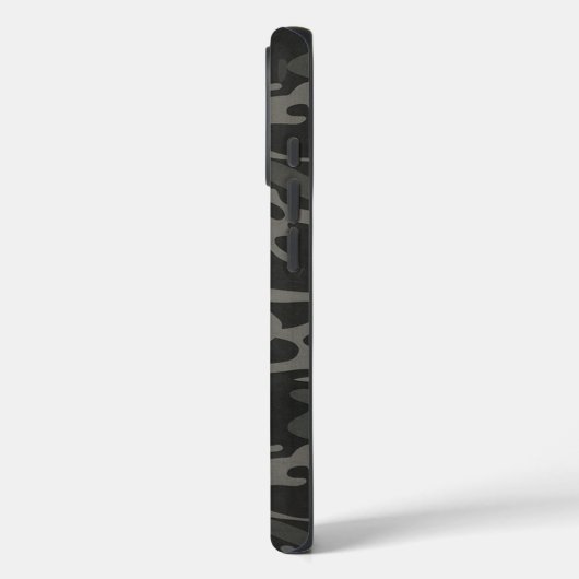 Schwarze Camouflage Case-Mate iPhone Hülle (Rückseite / Links)
