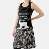 Schwarze Camouflage Hirsch Jagd Witziger Preis Buc Schürze (InSitu)