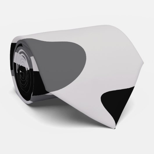 SCHWARZE CAMOUFLAGE - KRAWATTE (Gerollt)