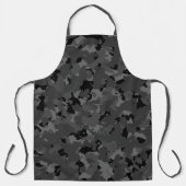 Schwarze Camouflage Schürze (Vorderseite)