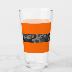 Schwarze Camouflage und Bierbrille, Camouflage für Glas