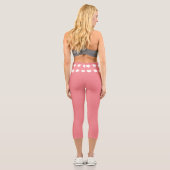 Schwarze Capri Leggings (Rückseite)