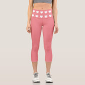 Schwarze Capri Leggings (Vorderseite)