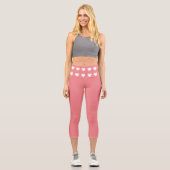 Schwarze Capri Leggings (Vorderseite)