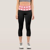 Schwarze Capri Leggings (Vorderseite)