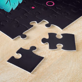 SCHWARZE CAT-BLUME FANTASY JIGSAW PUZZLE (Seite)