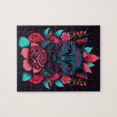 SCHWARZE CAT-BLUME FANTASY JIGSAW PUZZLE (Horizontal)