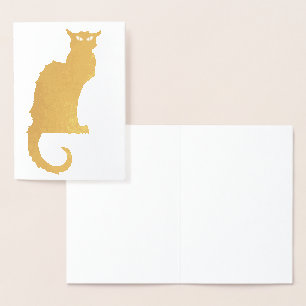 SCHWARZE CAT-Folie Folienkarte