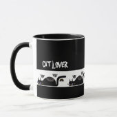 SCHWARZE CAT-LOVER-TASSE TASSE (Links)