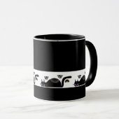 SCHWARZE CAT-LOVER-TASSE TASSE (VorderseiteRechts)