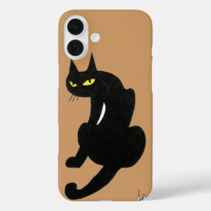 SCHWARZE CAT NINJA iPhone 16 PLUS HÜLLE