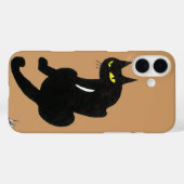 SCHWARZE CAT NINJA Case-Mate iPhone HÜLLE (Rückseite (Horizontal))