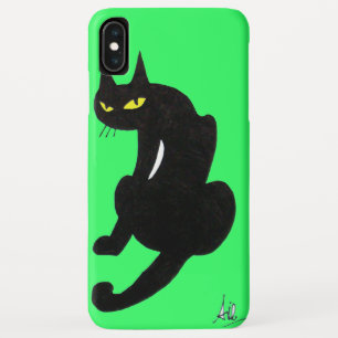 SCHWARZE CAT NINJA Hellgrün Case-Mate iPhone Hülle