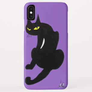 SCHWARZE CAT NINJA Lila Case-Mate iPhone Hülle