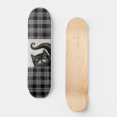 SCHWARZE CAT-Skateboarddecke Skateboard (Vorderseite)