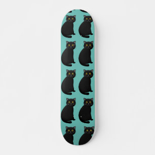 SCHWARZE CAT-SKATEBOARTEN SKATEBOARD