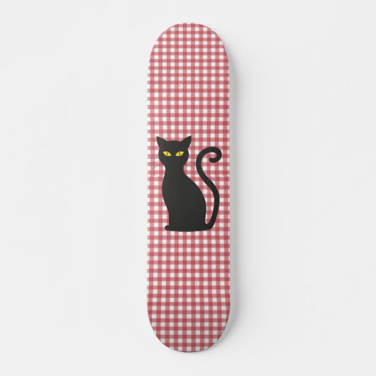 SCHWARZE CAT-SKATEBOARTEN SKATEBOARD (Vorne)